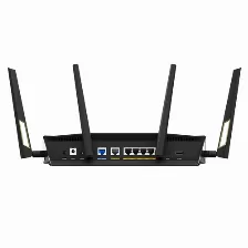 Ruteador Inalámbrico Asus Rt-ax88u Pro Antenas 4, Doble Banda (2,4 Ghz / 5 Ghz), Wi-fi 6 (802.11ax), Puertos Lan 5, 4804 Mbit/s, Usb 1, Negro